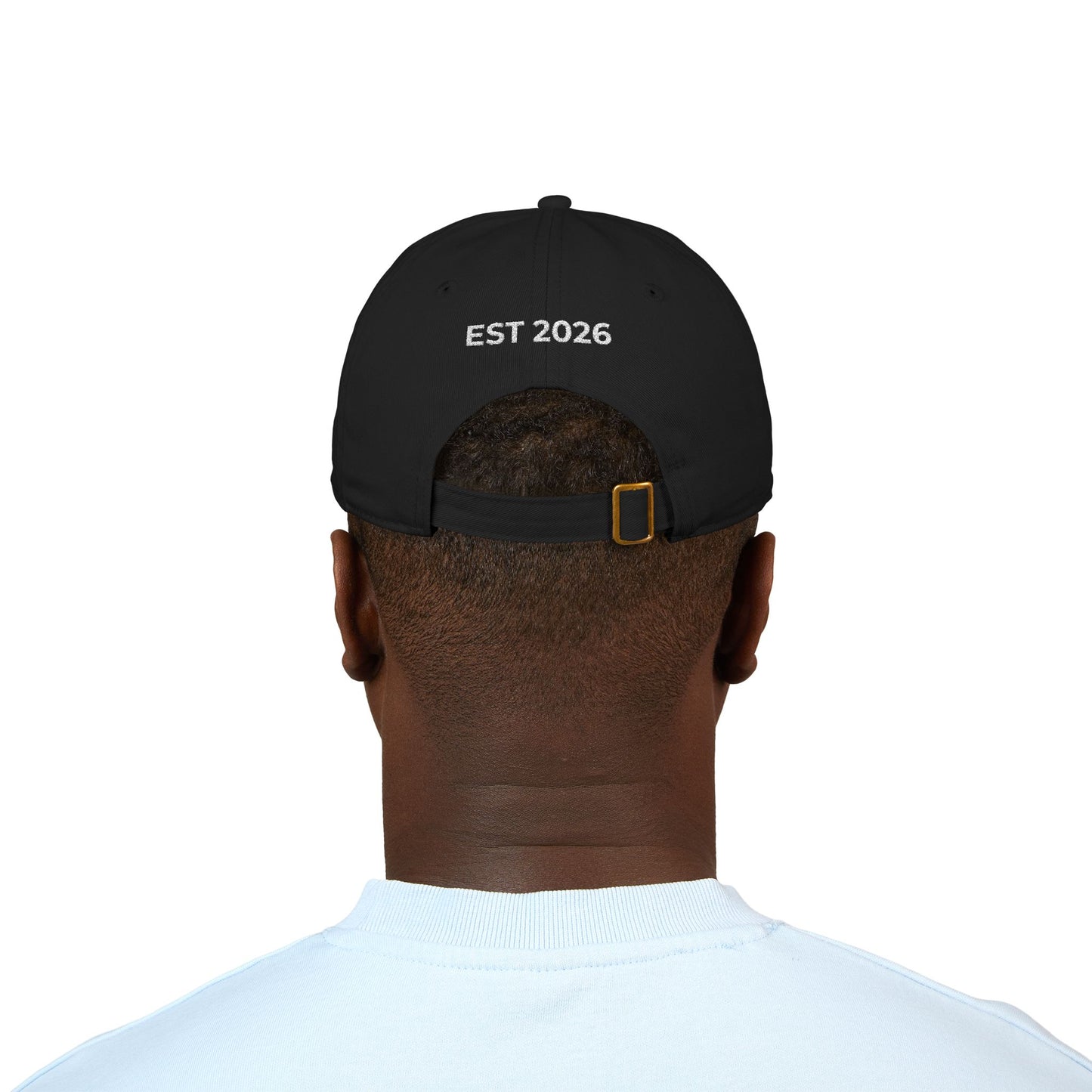Embroidered 'HP' Organic Baseball Cap – Minimal Vintage Dad Hat (EST 2026)